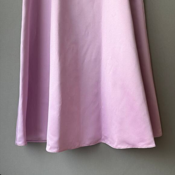 Nicole Miller sz 12 Pink spaghetti strap formal gown dress - Picture 5 of 10